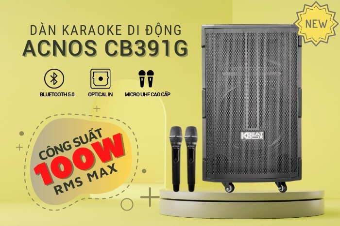 LOA KÉO KBEATBOX CB392G hình ảnh đẹp