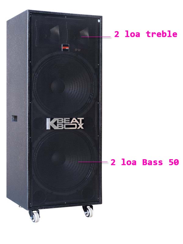 LOA KÉO KARAOKE ACNOS KB82 thiết kế chắc chắn phục vụ cho hội trường lớn