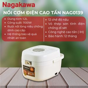 NỒI CƠM ĐIỆN CAO TẦN NAGAKAWA NAG0139