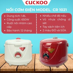 Nồi cơm điện Cuckoo CR 1021, 1.8L