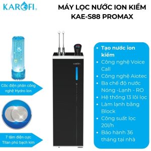 Máy lọc nước ion kiềm Karofi KAE-S88 Promax