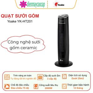 Quạt sưởi gốm Yoake YK-HT201