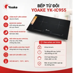 Bếp từ đôi Yoake YK-IC955